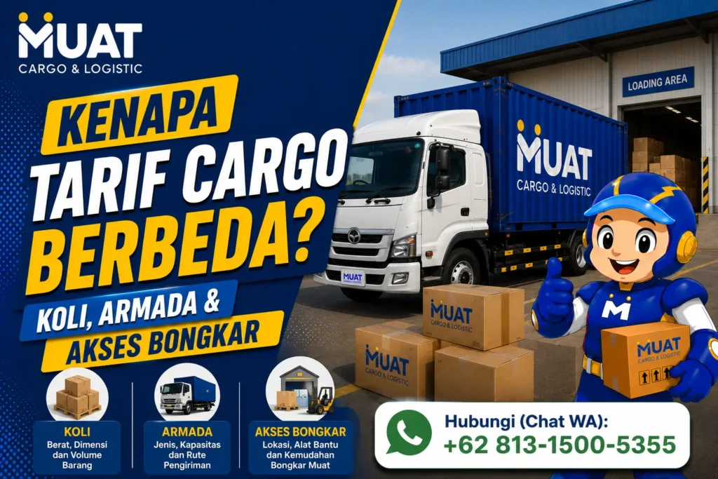 Mengapa Tarif Cargo Bisa Berbeda Pengaruh Koli, Armada, dan Akses Bongkar
