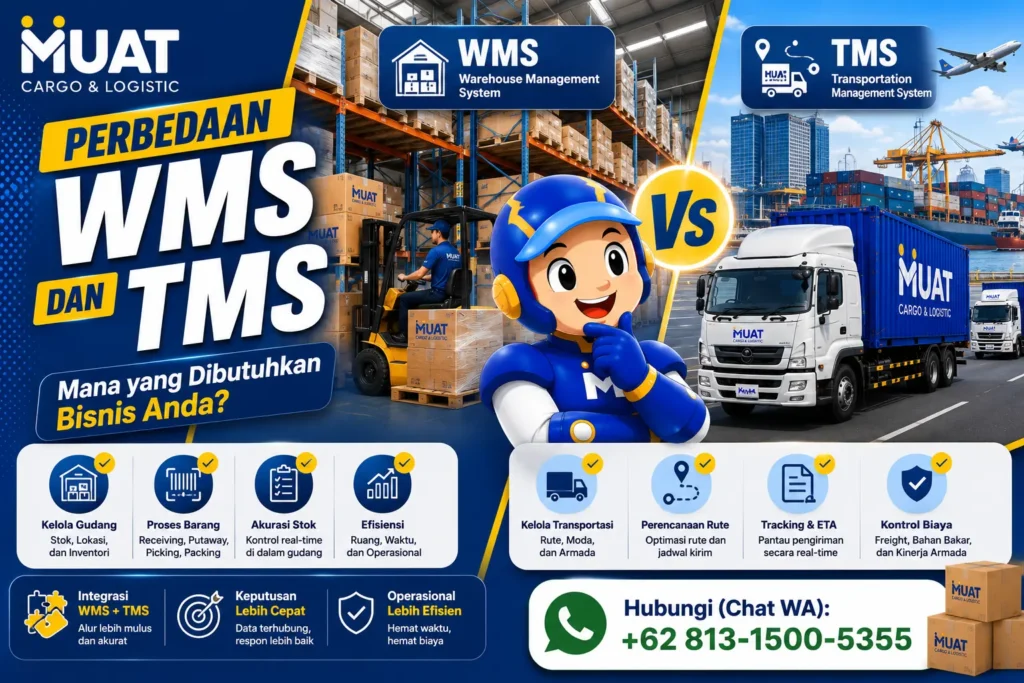 Perbedaan WMS dan TMS Mana yang Dibutuhkan Bisnis Anda