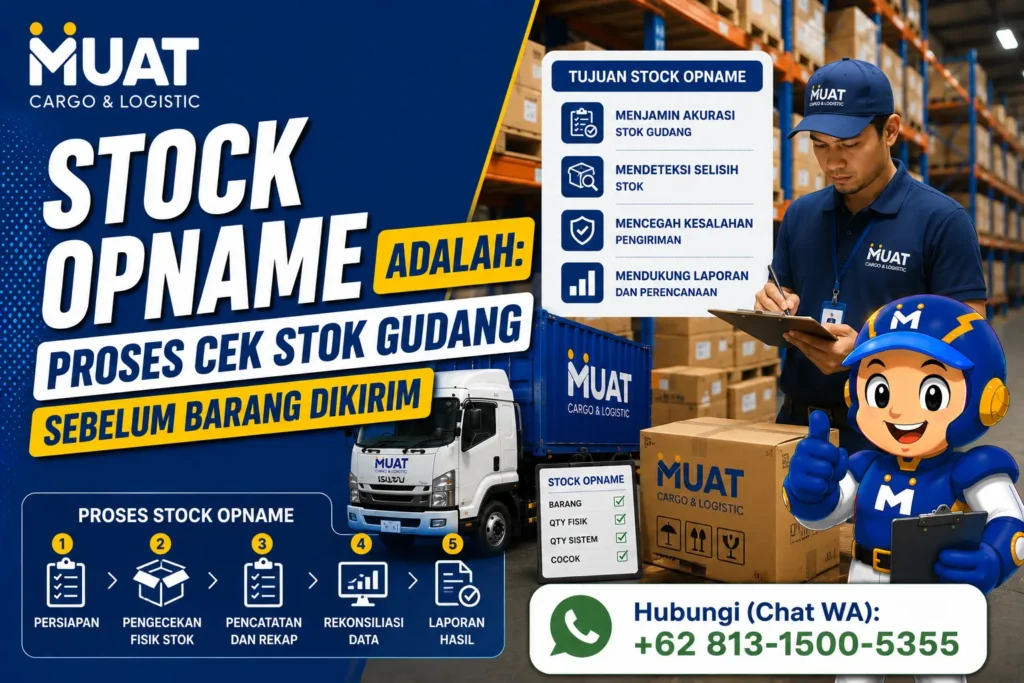 Stock Opname Adalah: Cek Stok Gudang Sebelum Barang Dikirim