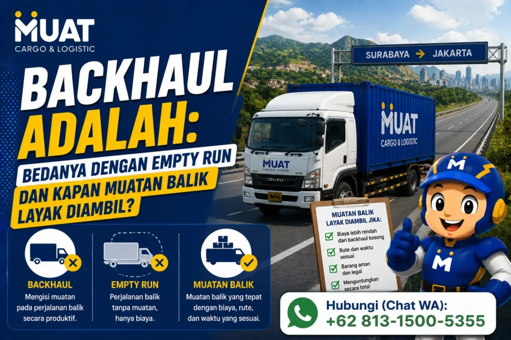 Backhaul Adalah Bedanya dengan Empty Run dan Kapan Muatan Balik Layak Diambil