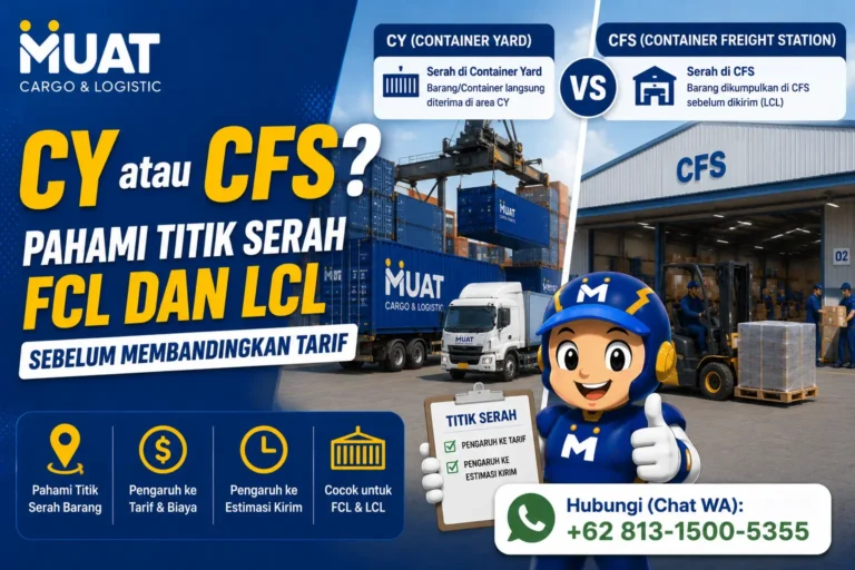 CY atau CFS Pahami Titik Serah FCL dan LCL Sebelum Membandingkan Tarif