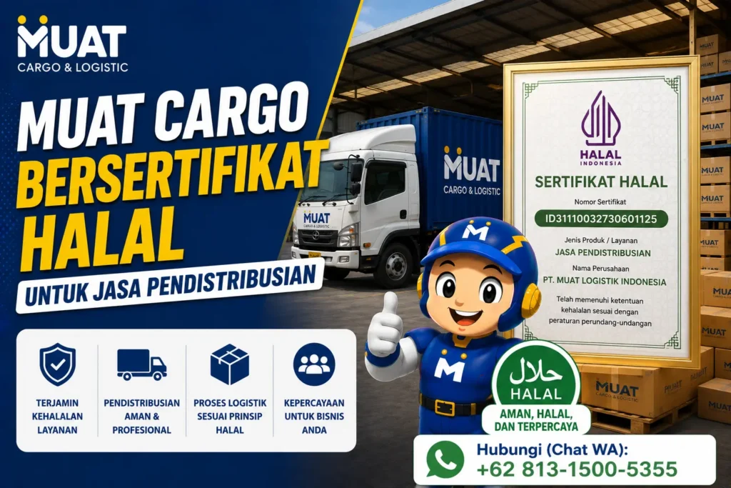 MUAT Cargo Bersertifikat Halal untuk Jasa Pendistribusian