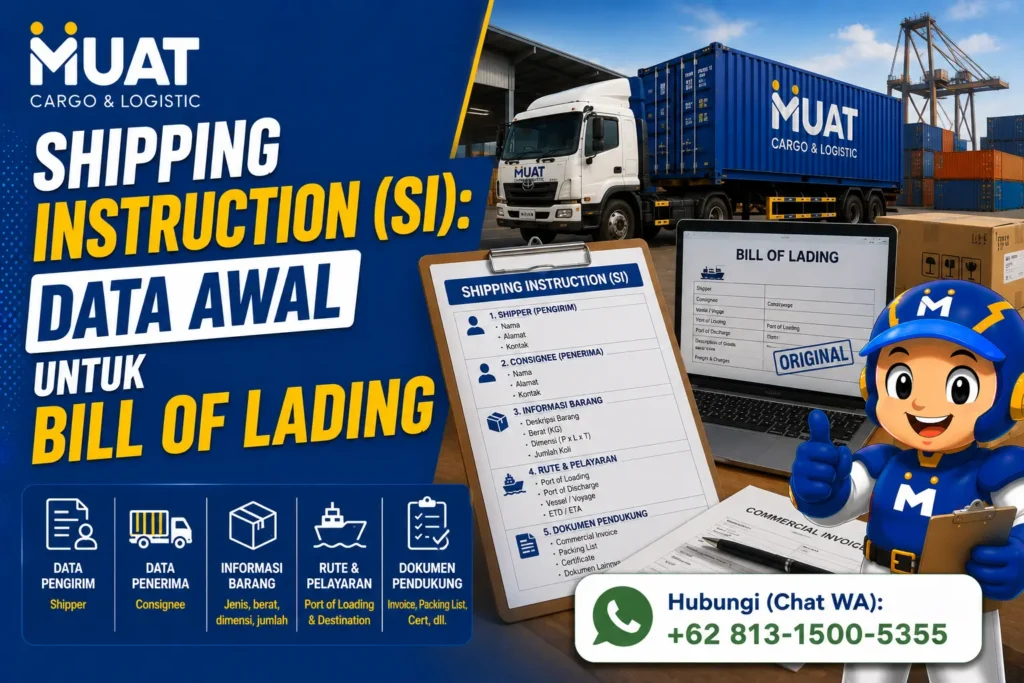 Shipping Instruction (SI): Data Awal untuk Bill of Lading
