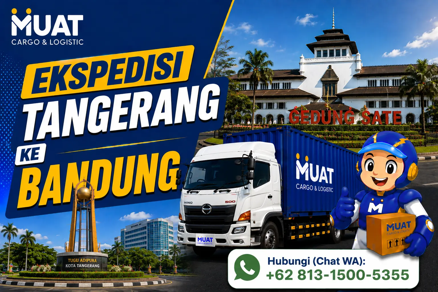 Ekspedisi Tangerang ke Bandung dengan MUAT Cargo