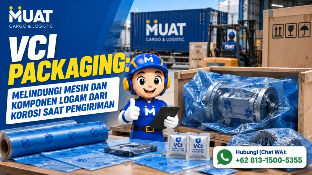 VCI Packaging Melindungi Mesin dan Komponen Logam dari Korosi Saat Pengiriman