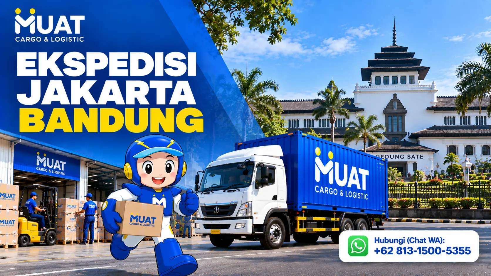 Ekspedisi Jakarta Bandung MUAT Cargo melalui jalur darat