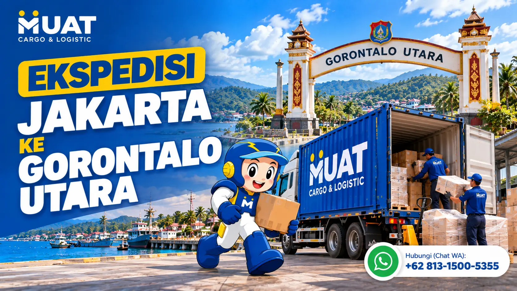 Pengiriman ekspedisi cargo dari Jakarta ke gorontalo utara bersama MUAT Cargo