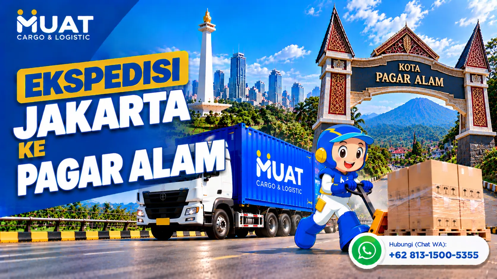 Ekspedisi Jakarta ke Pagar Alam convert.io