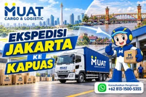 Ilustrasi layanan ekspedisi cargo dari Jakarta menuju Kabupaten Kapuas, Kalimantan Tengah bersama MUAT Cargo