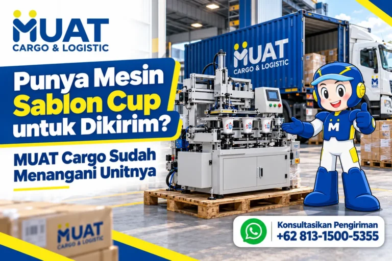 MUAT Cargo Cup Printing Logistics Ad convert.io
