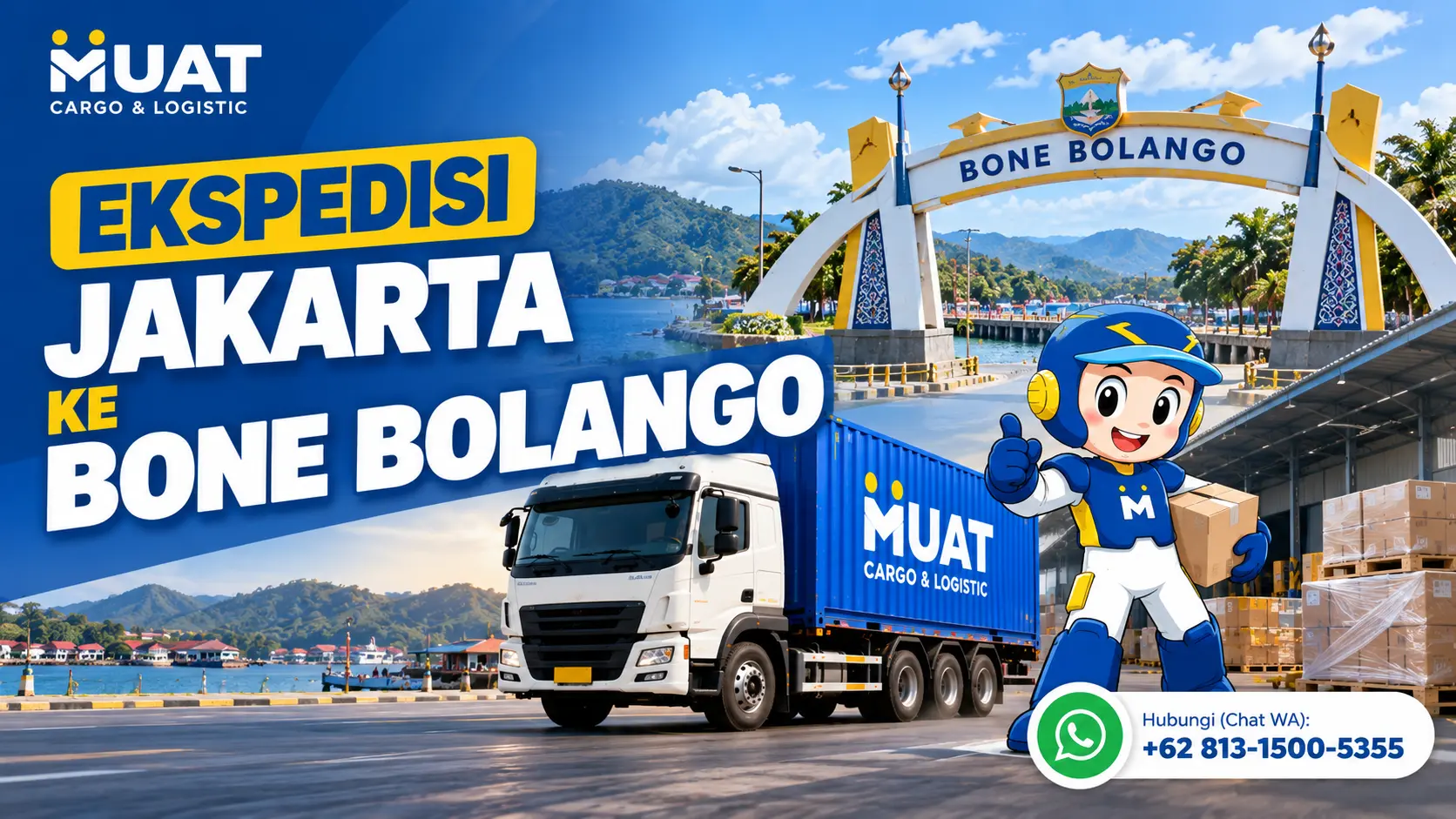 Pengiriman cargo dari Jakarta bersama MUAT Cargo