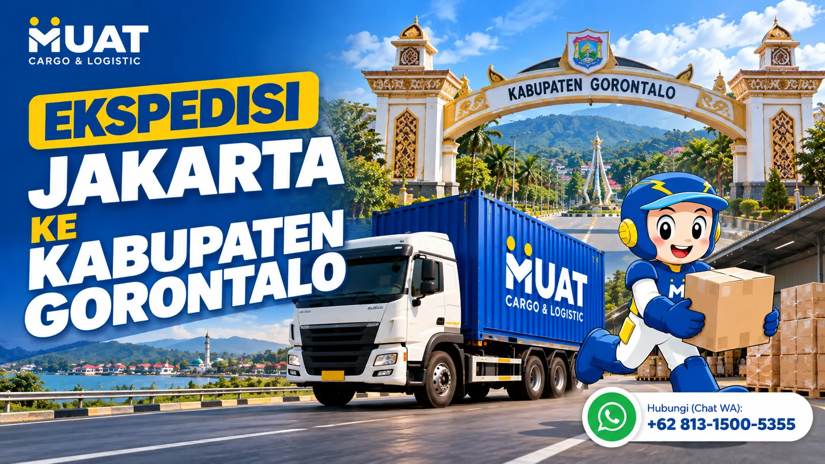 Aktivitas pengiriman barang menggunakan layanan MUAT Cargo